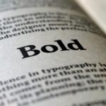 white and black labeled book page